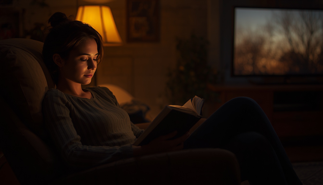 Backpurification lezen bij avondlicht